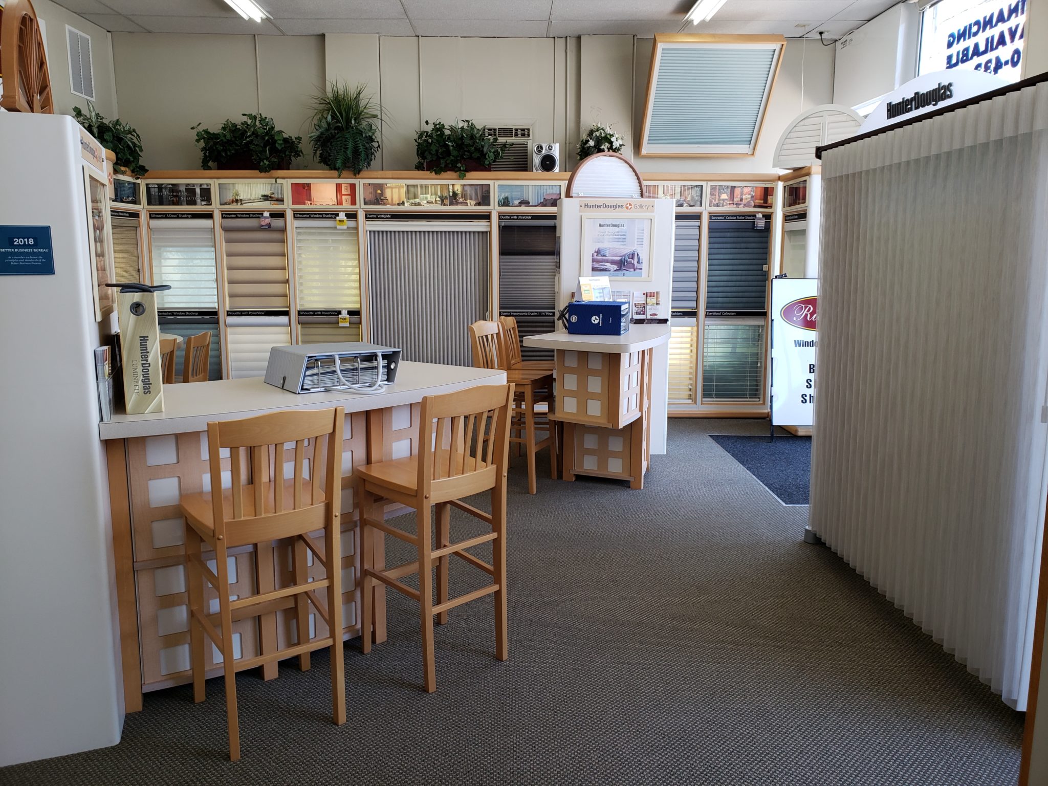 Richards Window Fashions showroom